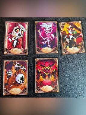Lot of 5 Hazbin Hotel Season 1 1st Edition Trading Cards